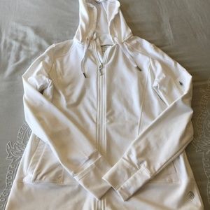 White MPG Athletic Jacket Size Large